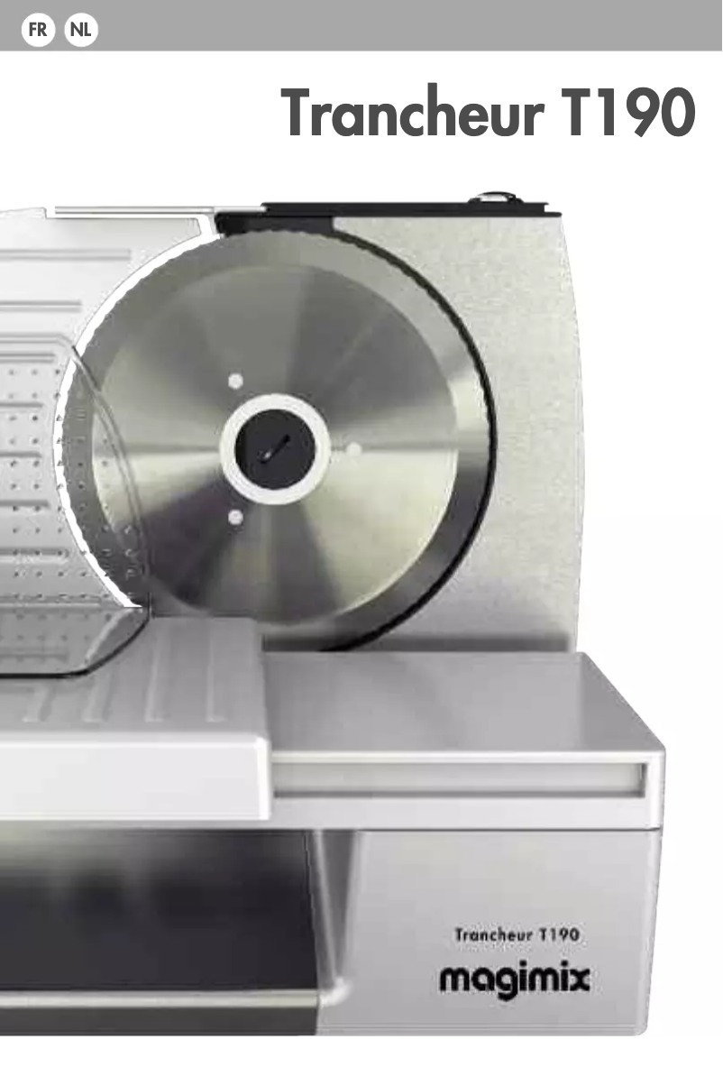 Image de la première page du manuel de l'appareil T190