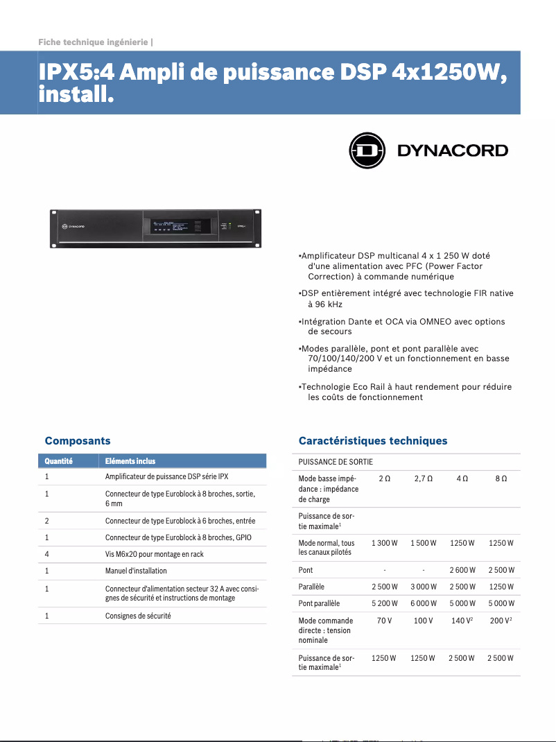 Image de la première page du manuel de l'appareil IPX5:4