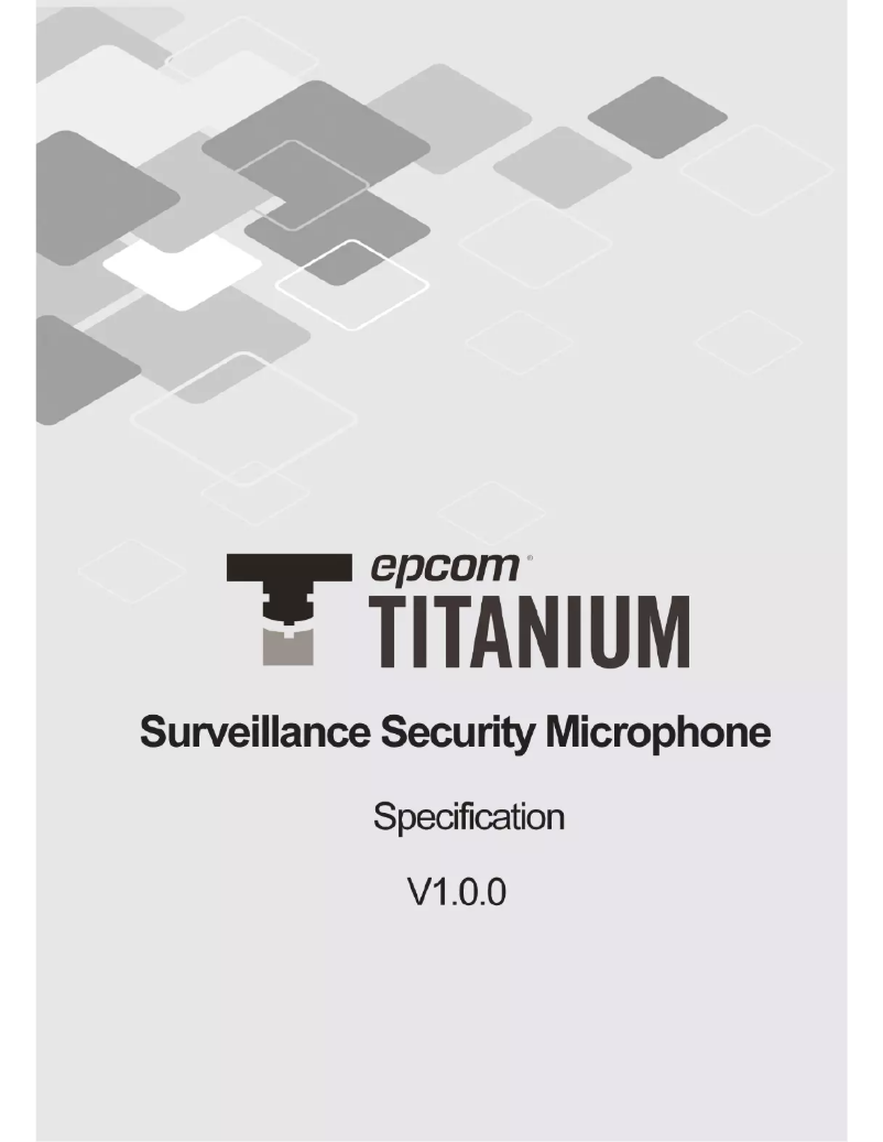 Image de la première page du manuel de l'appareil MIC040