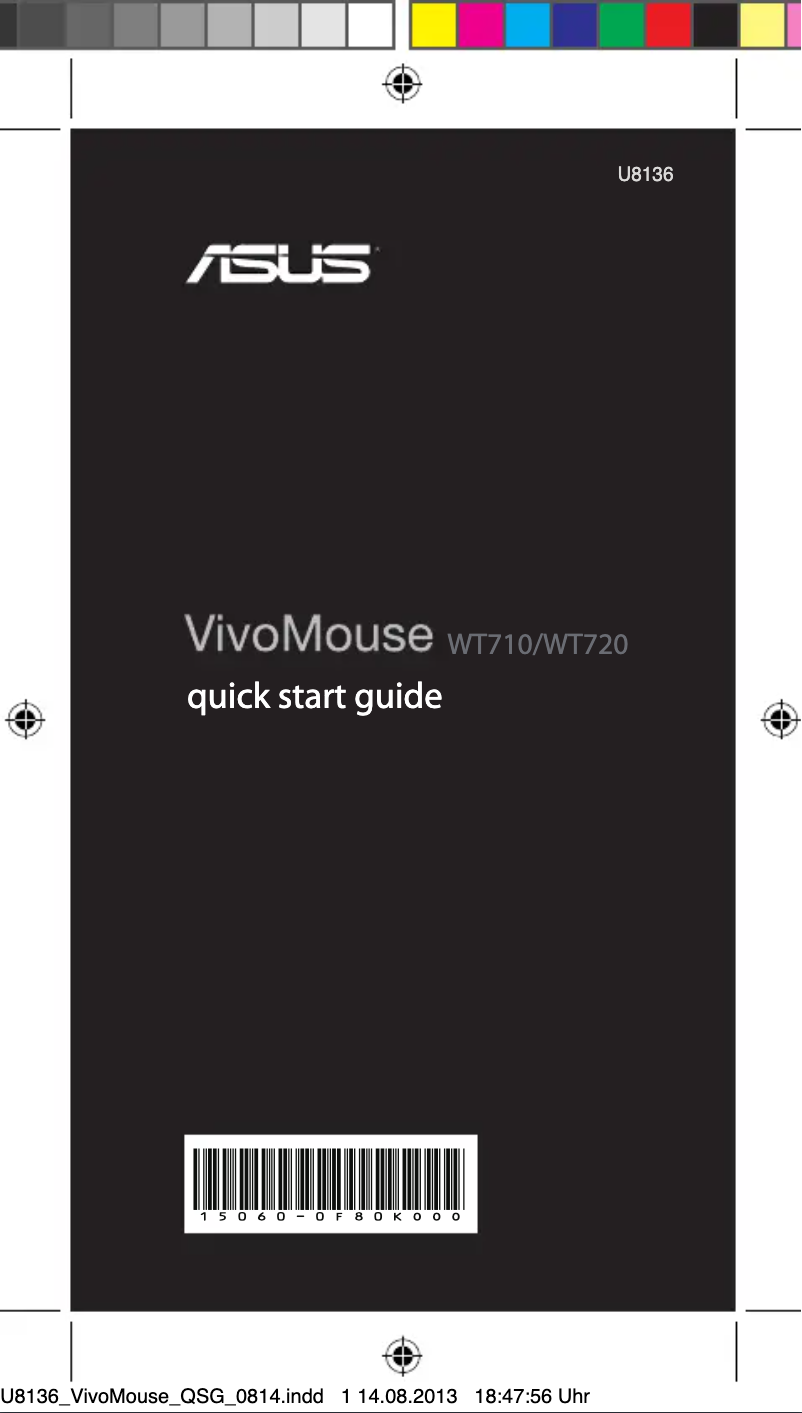 Image de la première page du manuel de l'appareil VivoMouse WT710