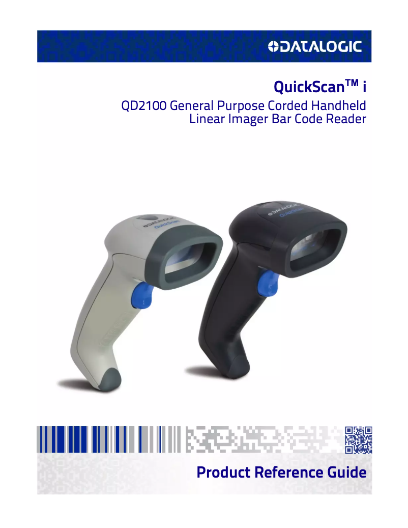 Página 1 del manual Manual de usuario Datalogic QuickScan I QD2100