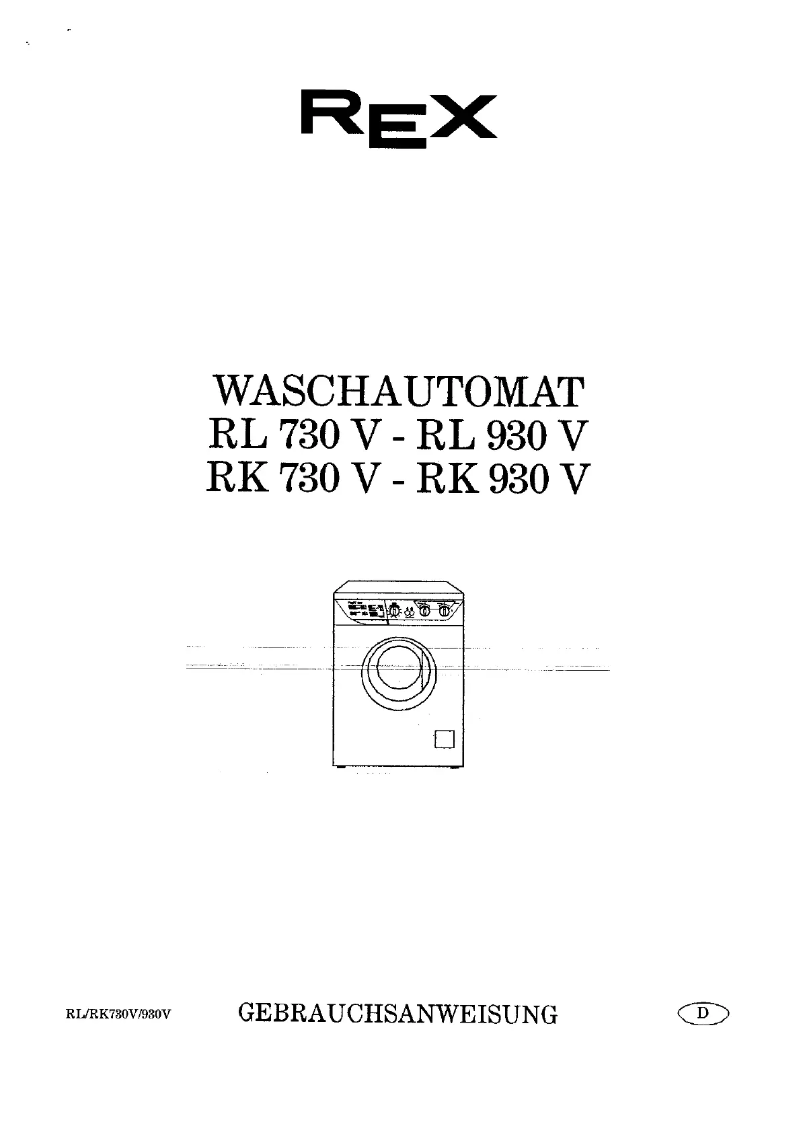 Image de la première page du manuel de l'appareil RK730V