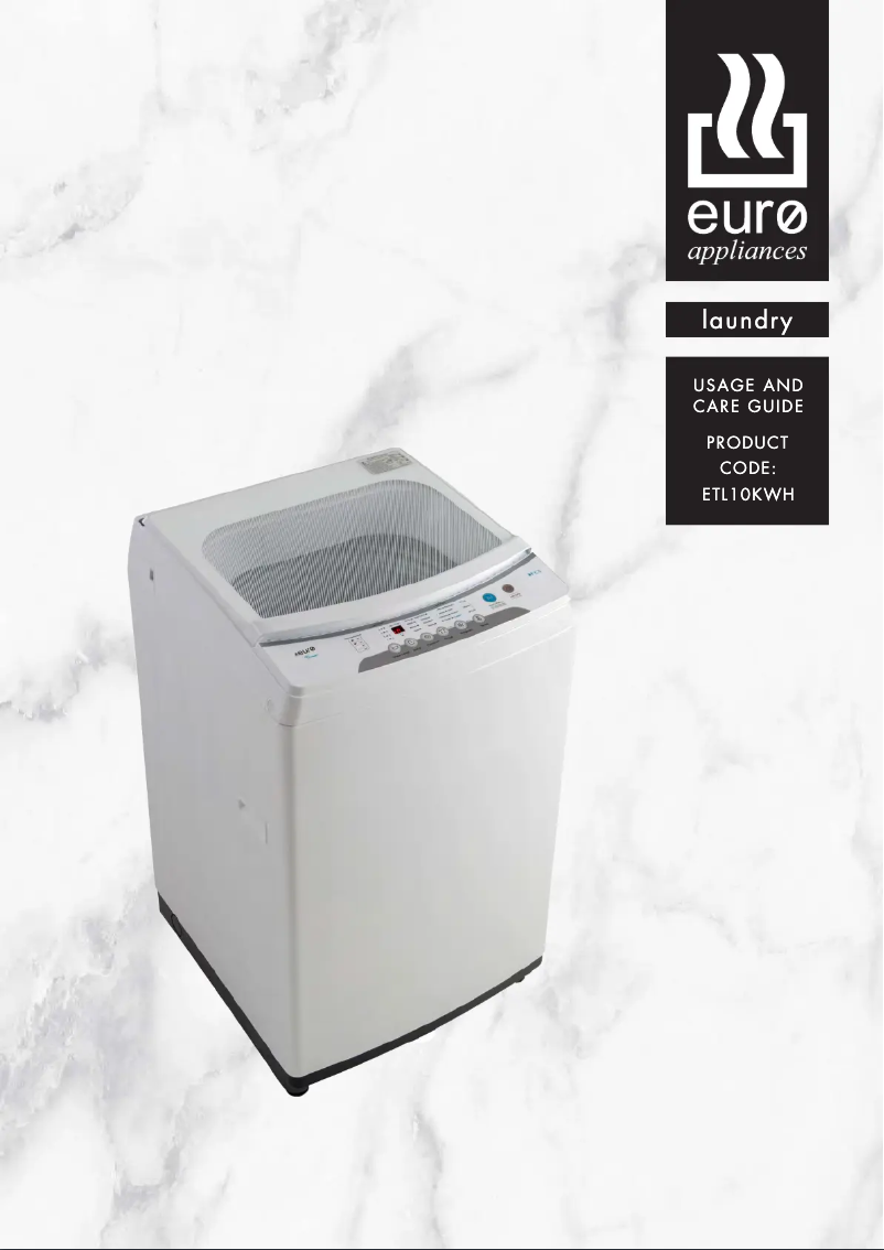Page n°1 - Manuel utilisateur Euro Appliances ETL10KWH