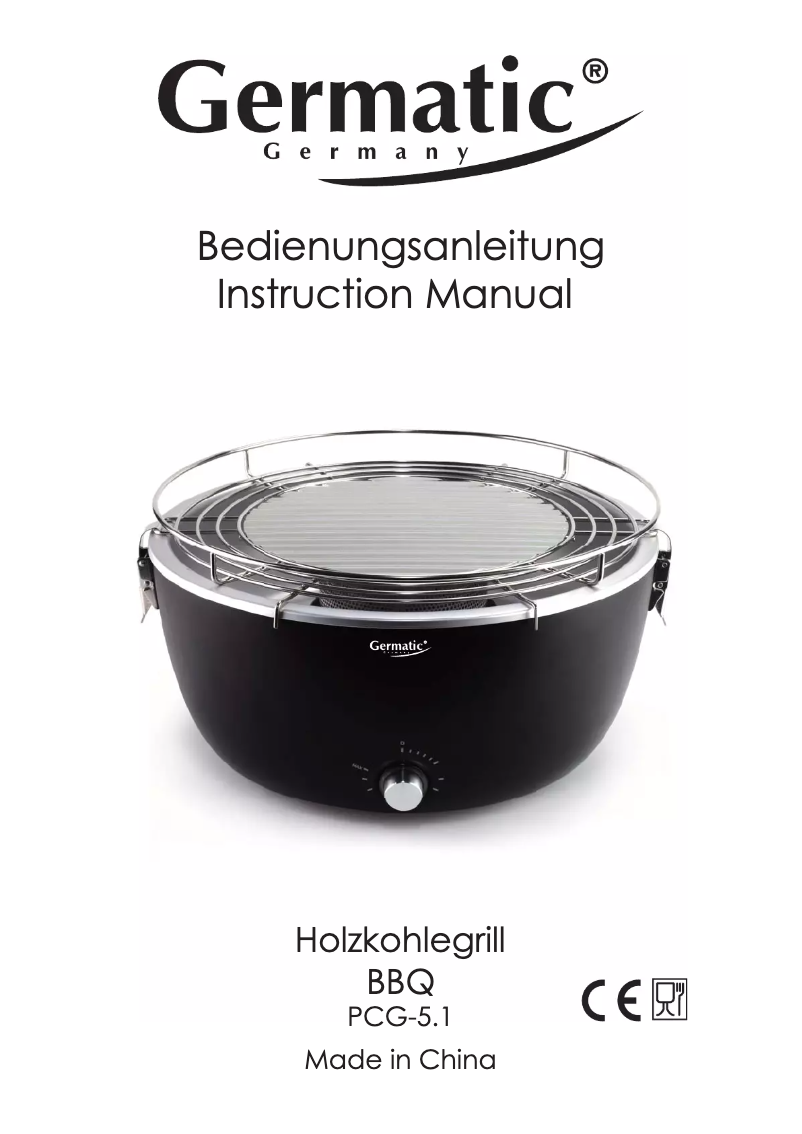 Page n°1 - Manuel utilisateur Germatic PCG-5.1