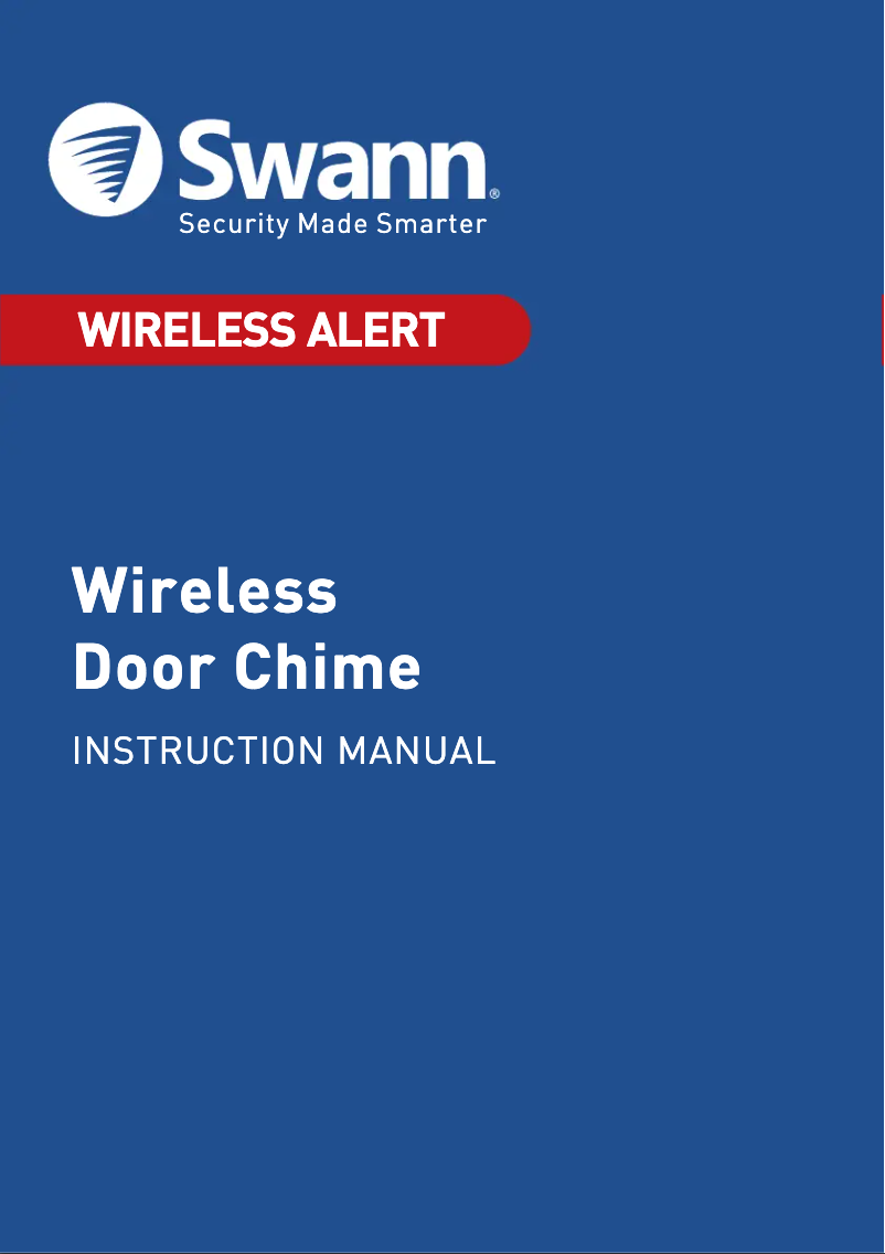 Image de la première page du manuel de l'appareil SWADS-DC835P