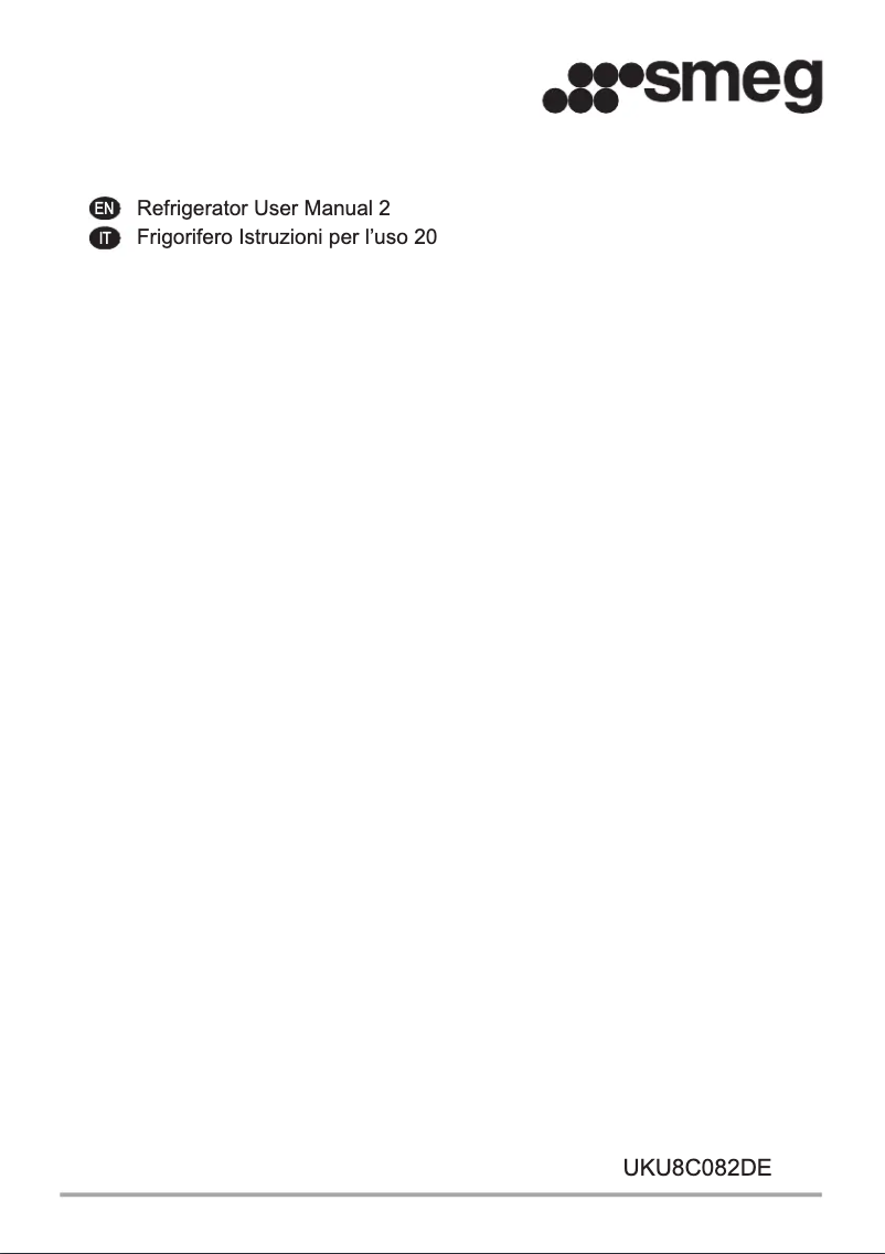 Page 1 de la notice Mode d'emploi Smeg UKU8C082DE