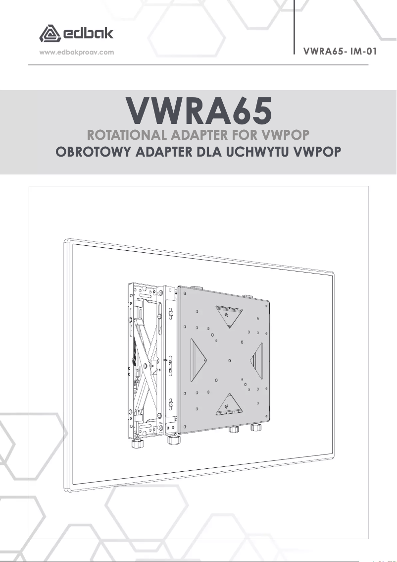 Page n°1 - Manuel utilisateur Edbak VWRA65