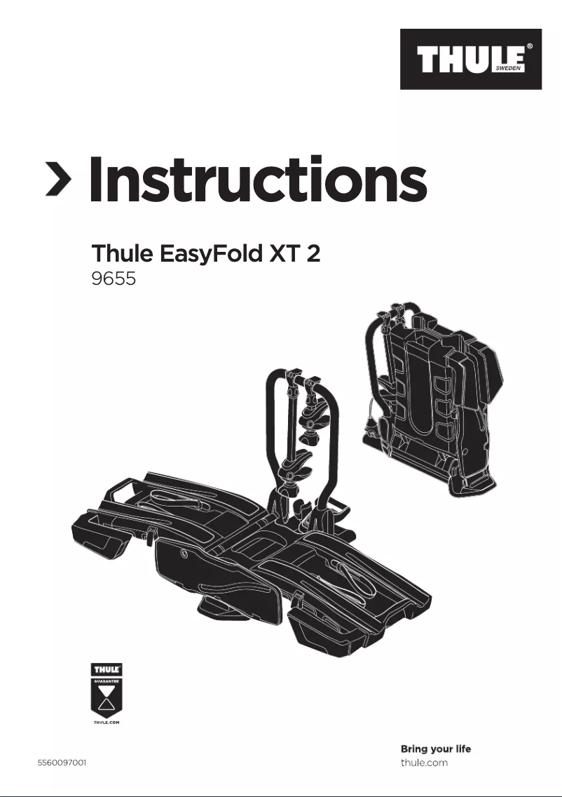 Page 1 de la notice Manuel utilisateur Thule EasyFold XT F 2