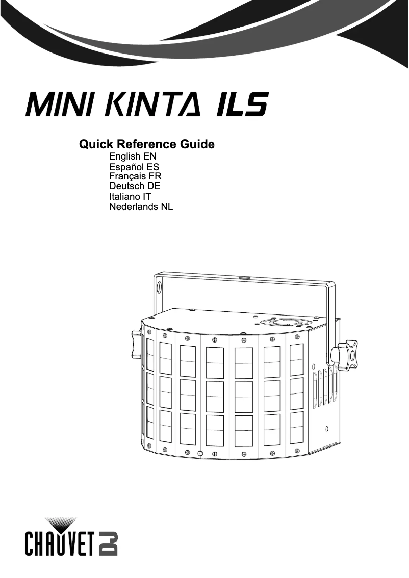 Page 1 de la notice Manuel utilisateur Chauvet Mini Kinta