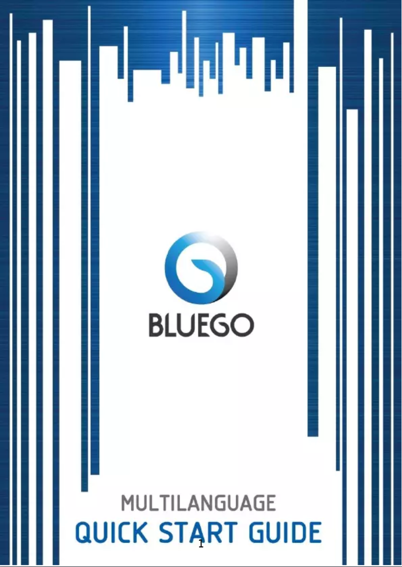 Page 1 de la notice Manuel utilisateur Bluego A-451
