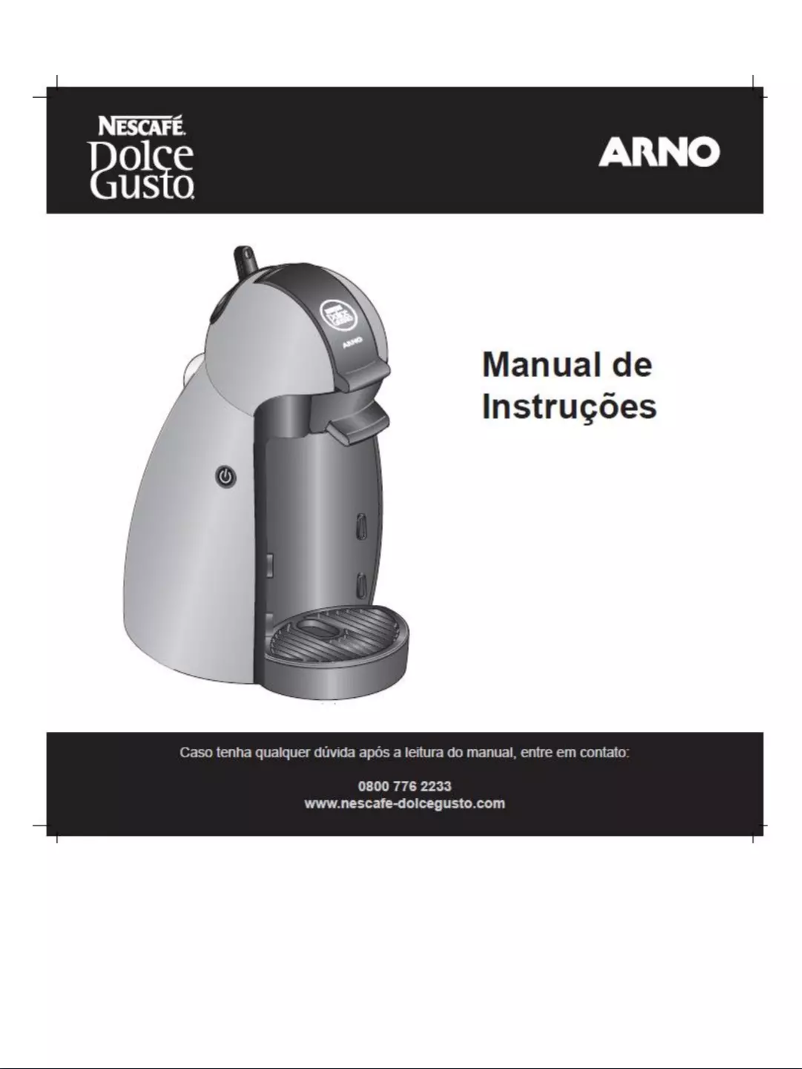 Page 1 de la notice Manuel utilisateur Arno Nescafe Dolce Gusto Piccolo PJ1006B1