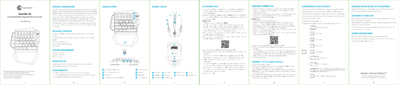 Page n°1 - Manuel utilisateur Gamesir Z2
