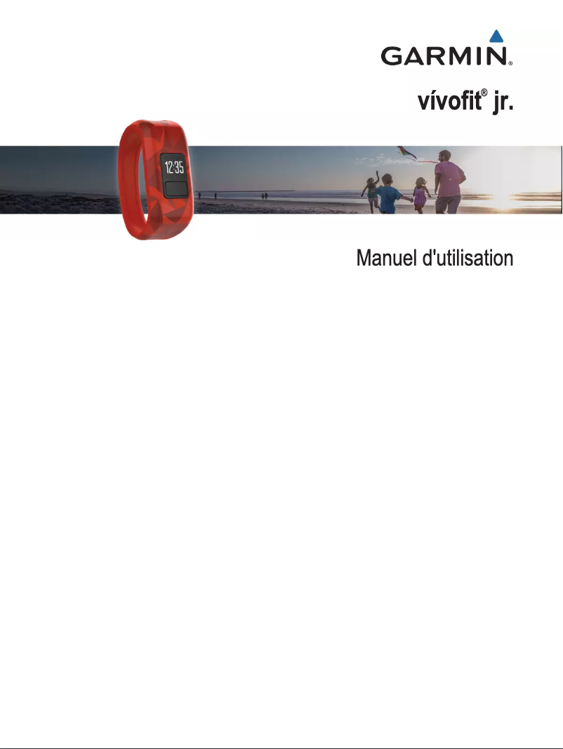 Image de la première page du manuel de l'appareil vívofit jr