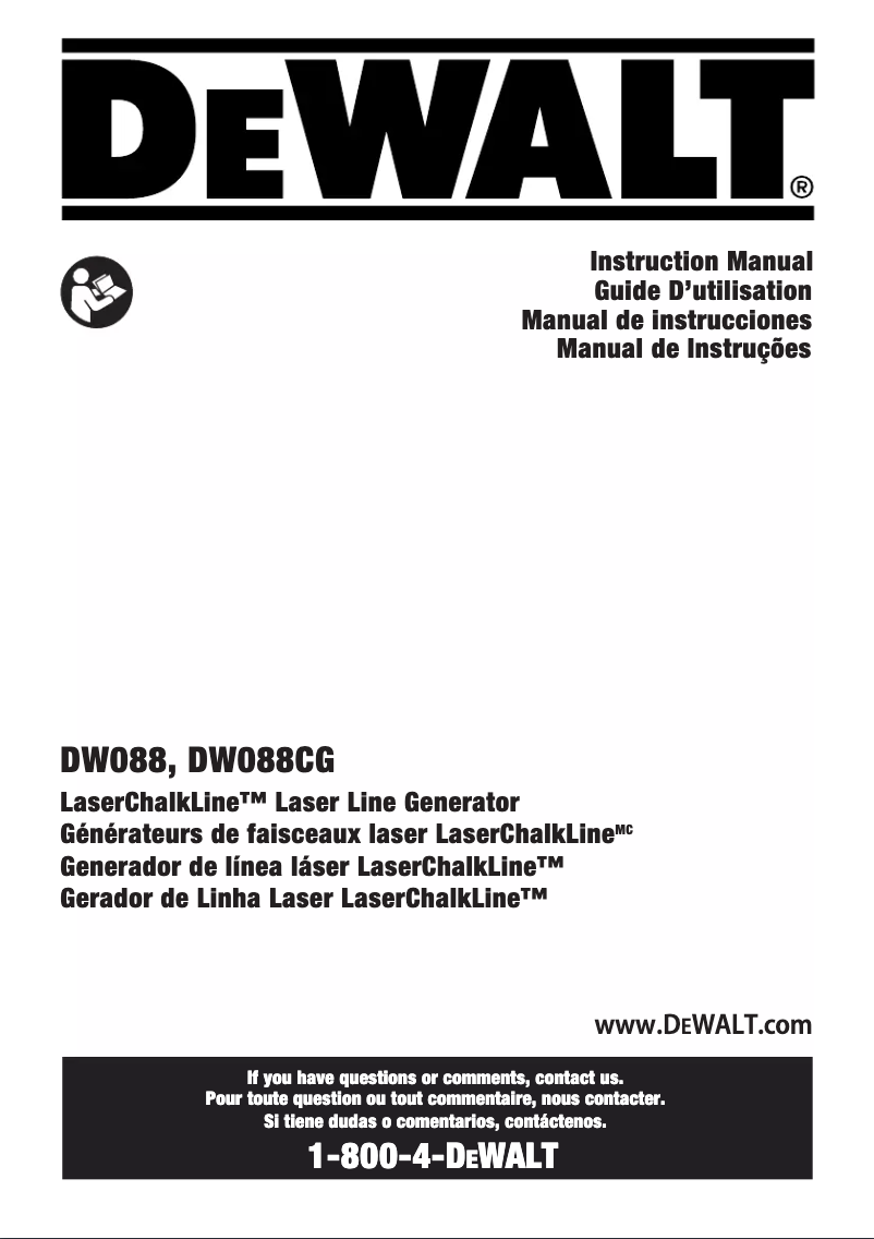 Page 1 de la notice Manuel utilisateur DeWalt DW515