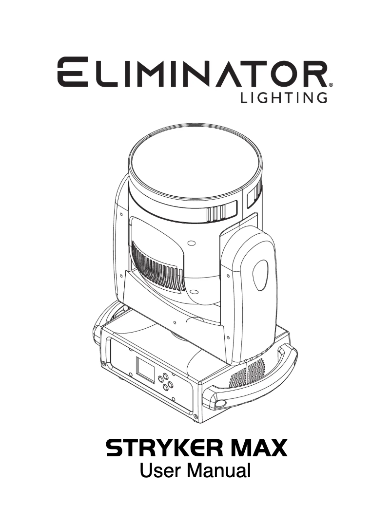 Page n°1 - Manuel utilisateur Eliminator Lighting Stryker Max
