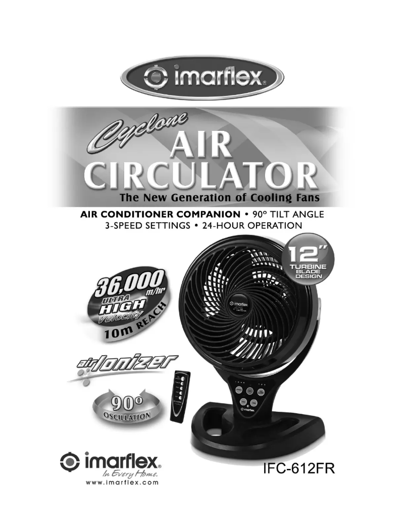 Page n°1 - Manuel utilisateur Imarflex IFC-612FR