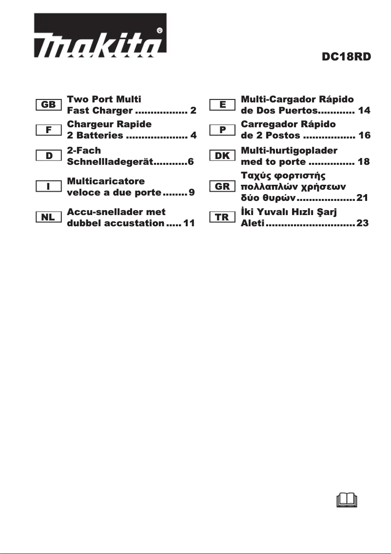 Image de la première page du manuel de l'appareil LXT 18