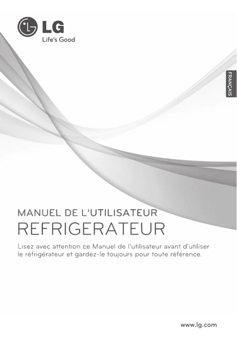 Page 1 de la notice Manuel utilisateur LG GC-181SA