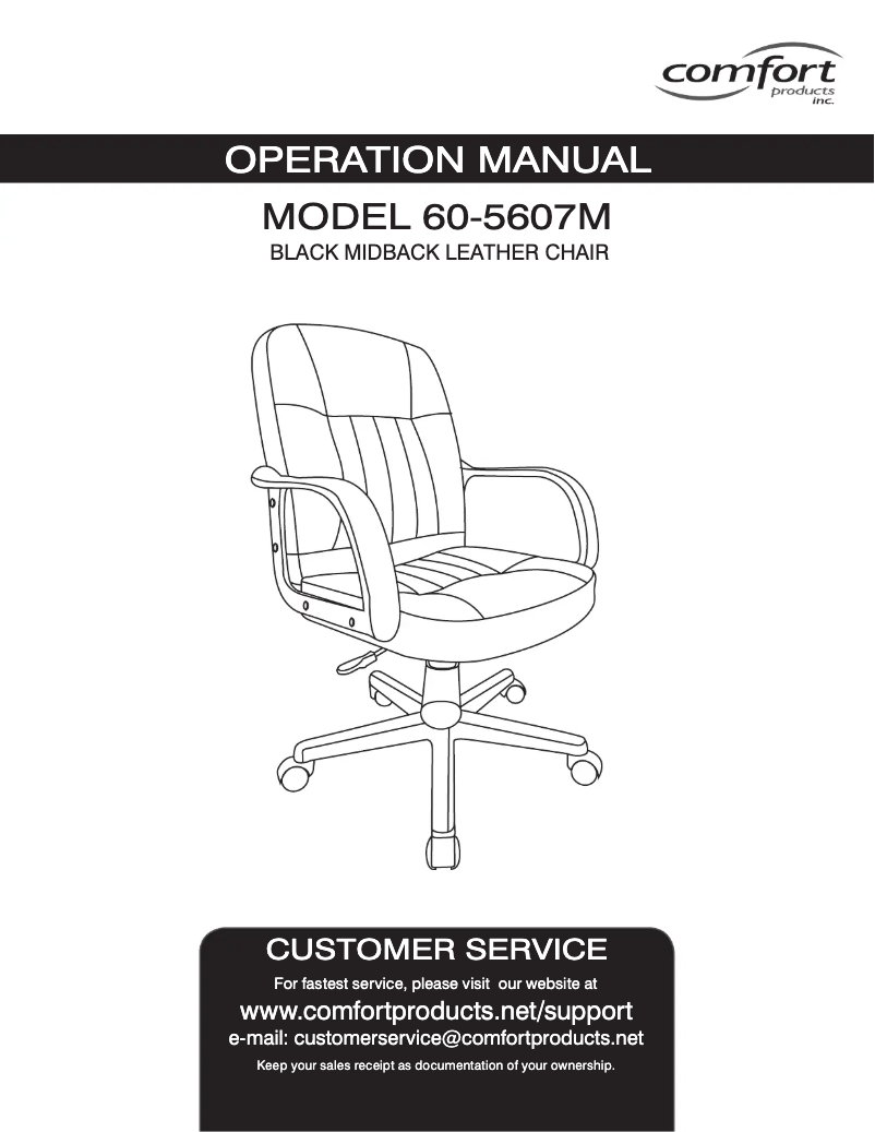 Page 1 de la notice Manuel utilisateur Comfort 60-5607M
