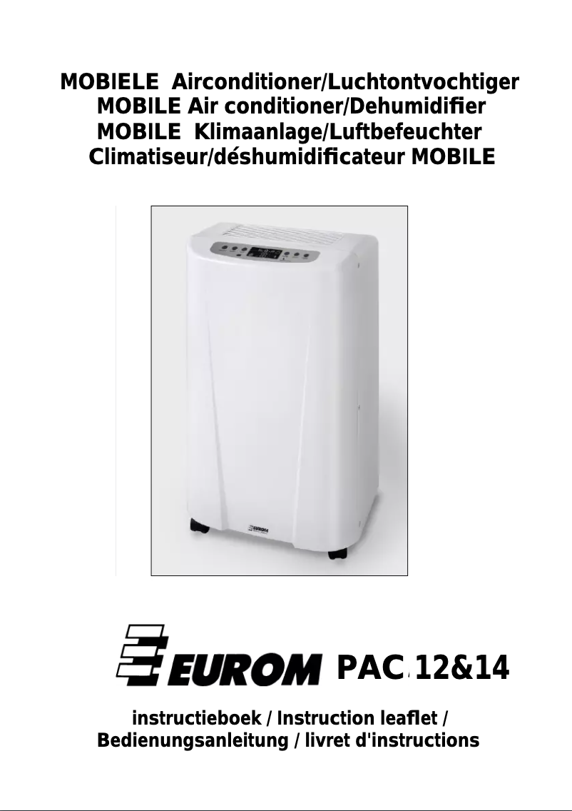 Imagen de la primera página del manual del dispositivo PAC 12