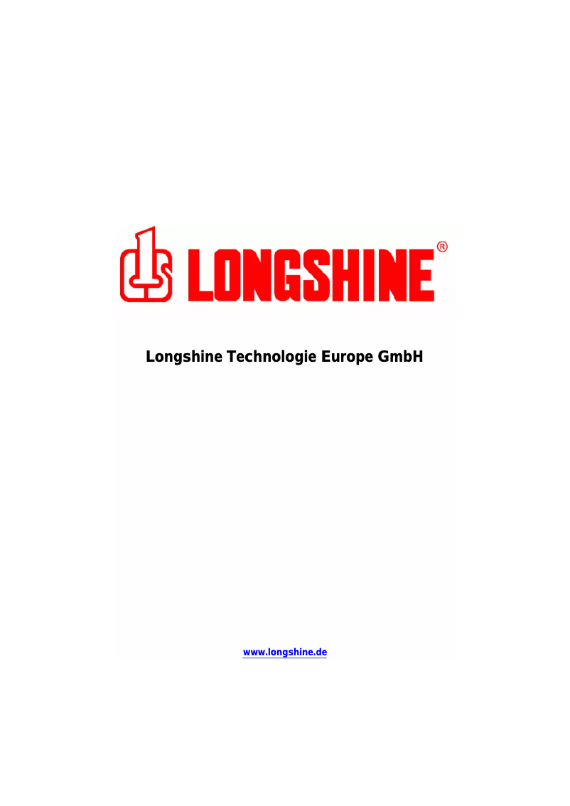 Página 1 del manual Manual de usuario Longshine LCS-PS110