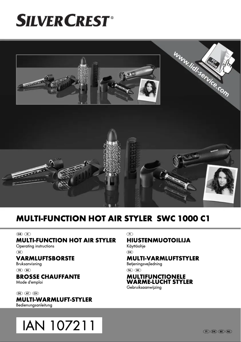 Page 1 de la notice Manuel utilisateur SilverCrest SWC 1000 C1