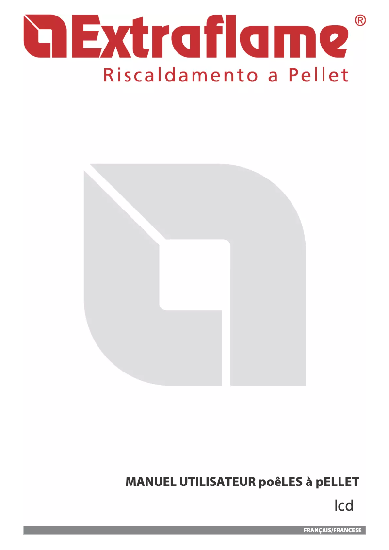 Page n°1 - Manuel utilisateur Extraflame Pellet LCD