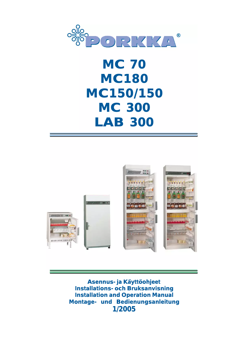 Image de la première page du manuel de l'appareil MC180