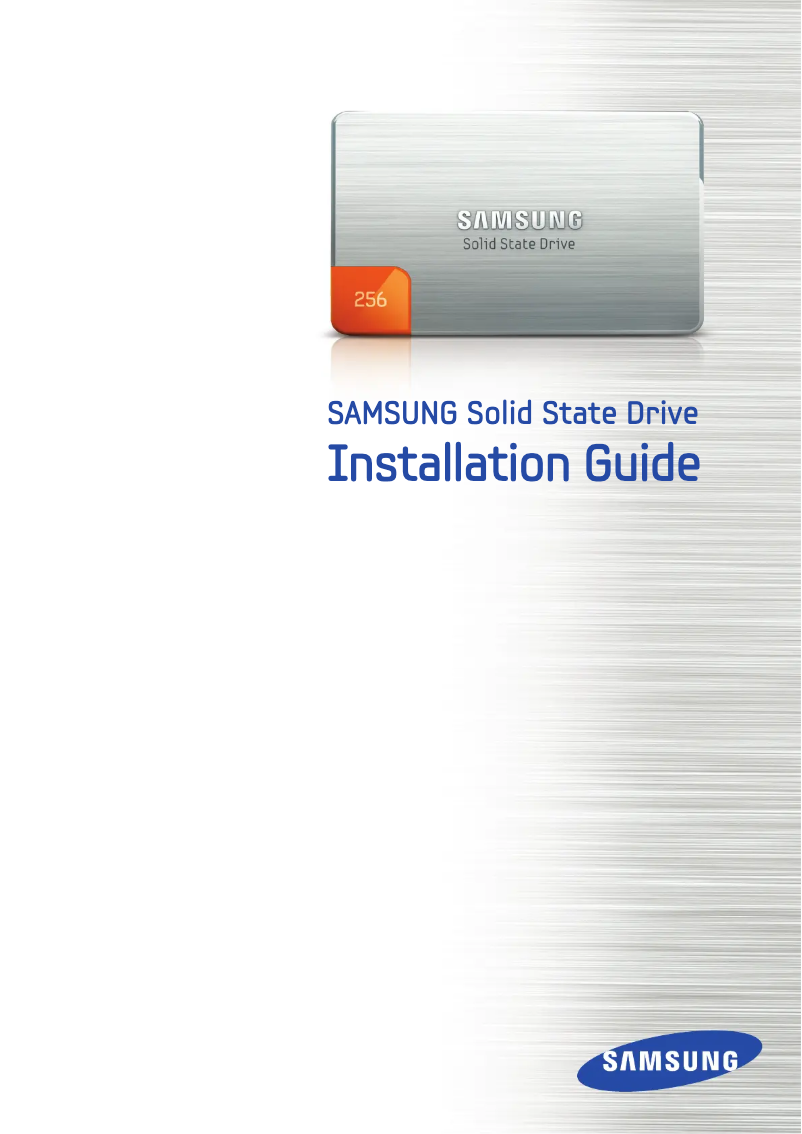 Page n°1 - Guide d'installation Samsung MZ-5PA128