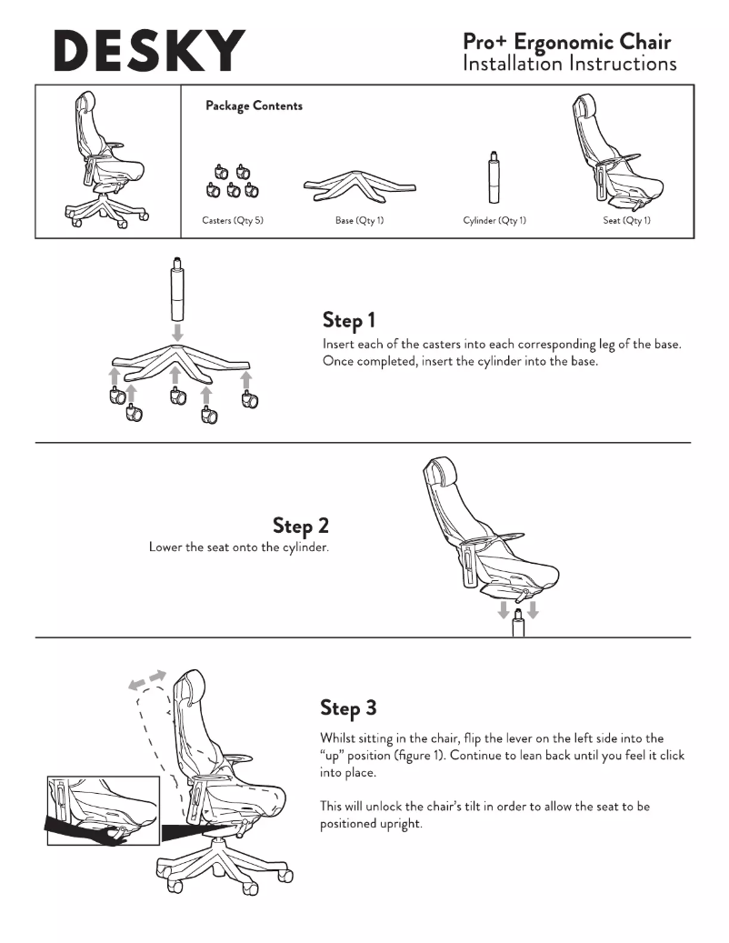 Página 1 del manual Manual de usuario Desky Pro+