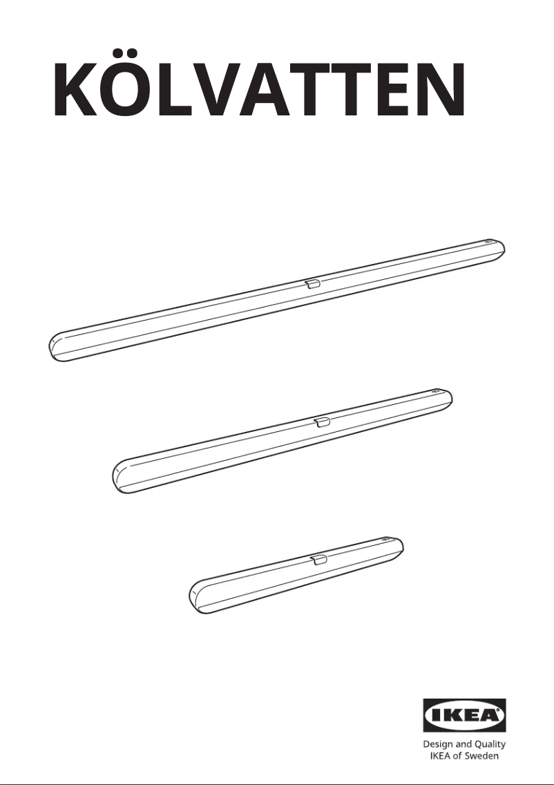 Imagen de la primera página del manual del dispositivo KÖLVATTEN 005.941.76