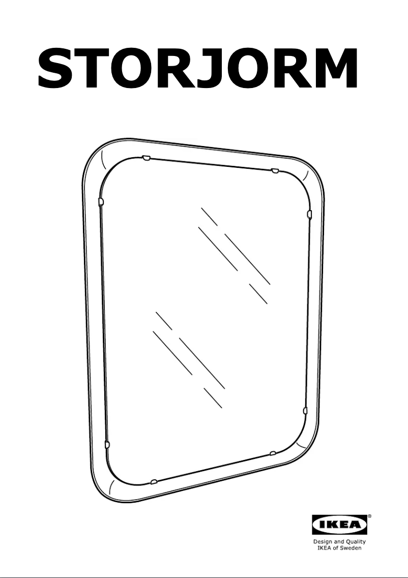 Página 1 del manual Manual de instrucciones Ikea STORJORM