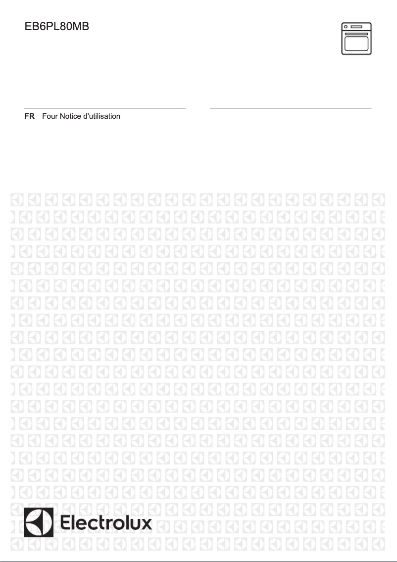 Page 1 de la notice Fiche technique Electrolux EB6PL80MB