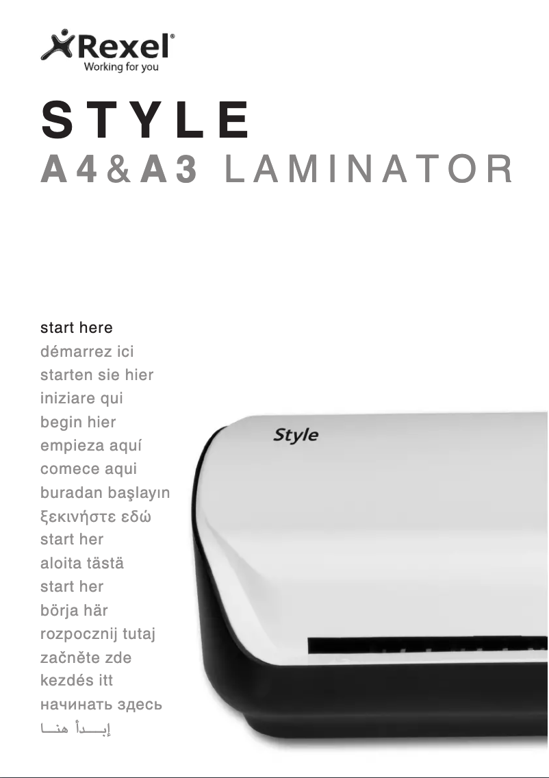 Página 1 del manual Manual de usuario Rexel Style