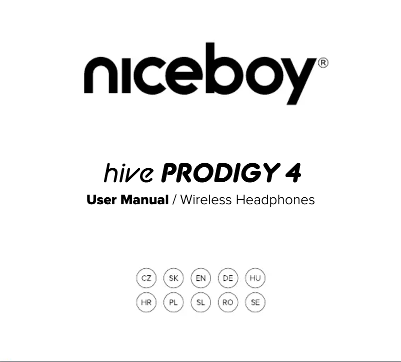 Page 1 de la notice Manuel utilisateur Niceboy HIVE Prodigy 4