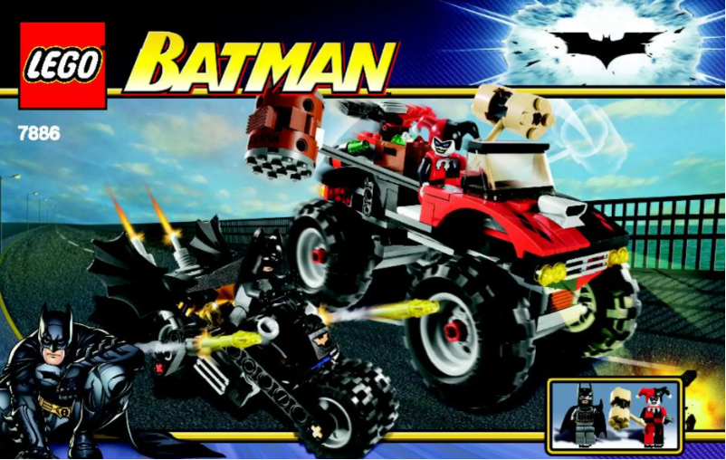 Page 1 de la notice Manuel utilisateur Lego Batman 7886