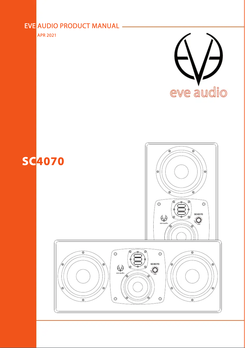 Page n°1 - Manuel utilisateur Eve Audio SC4070