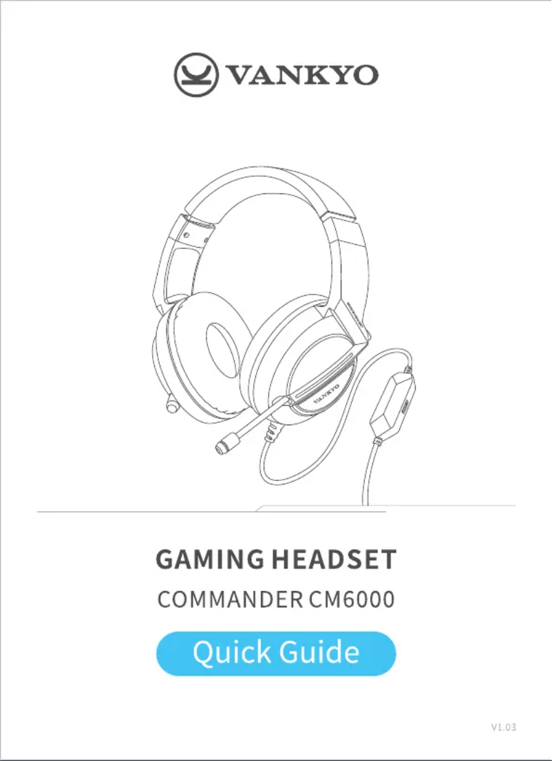 Image de la première page du manuel de l'appareil CM6000