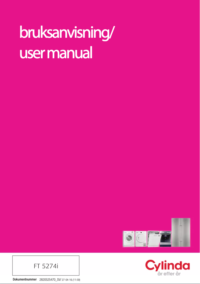 Imagen de la primera página del manual del dispositivo FT 5274i