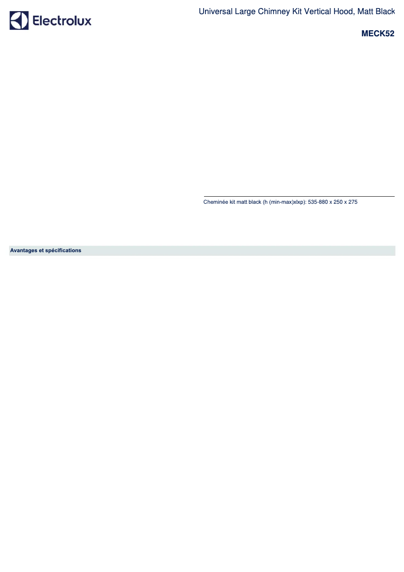 Página 1 del manual Manual de usuario AEG MECK52