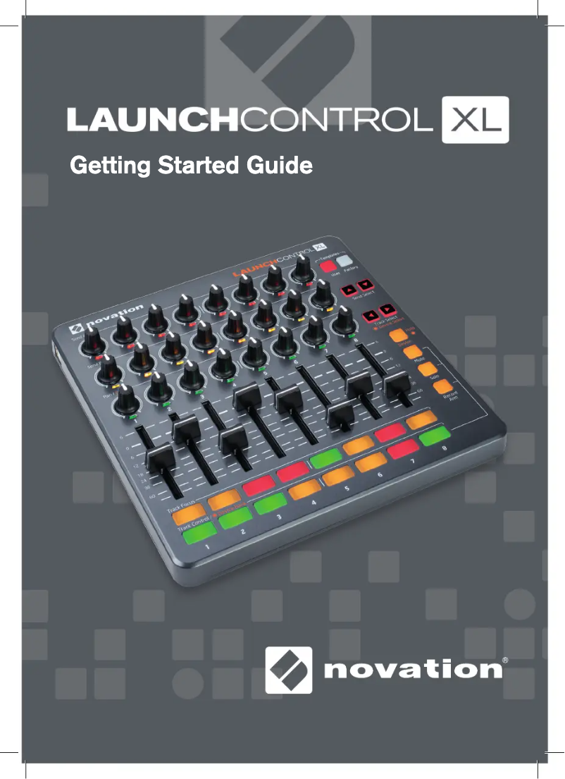 Page 1 de la notice Manuel utilisateur Novation Launch Control XL MKII