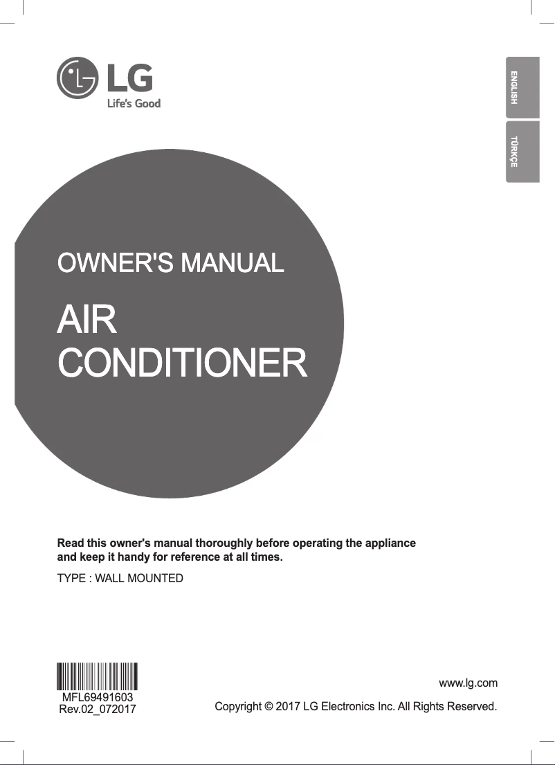 Image de la première page du manuel de l'appareil ASNW09GJ1Z0