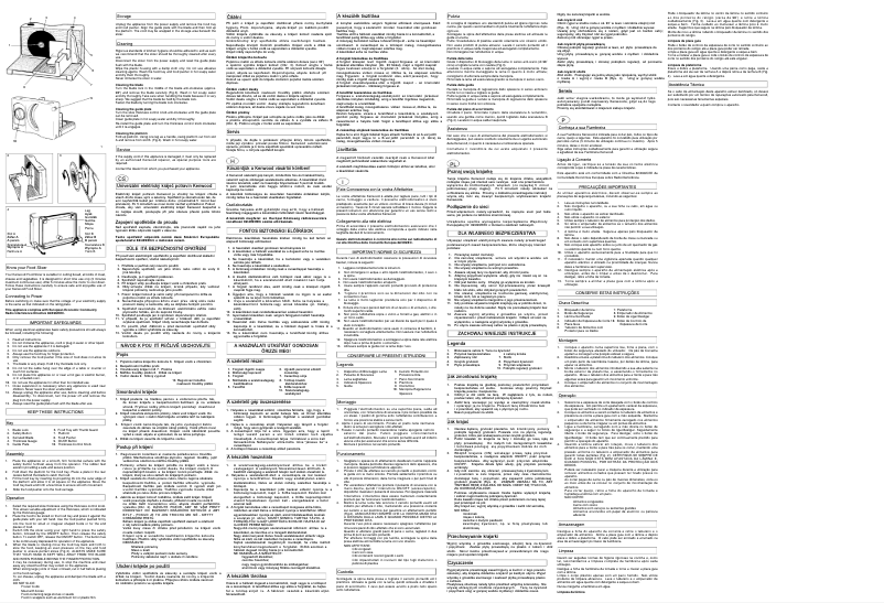Image de la première page du manuel de l'appareil SL200