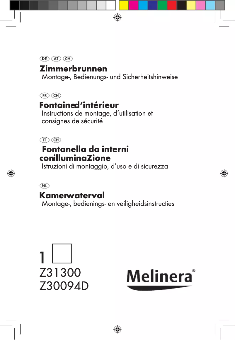 Image de la première page du manuel de l'appareil Z30094D