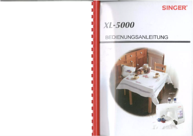 Page n°1 - Manuel utilisateur Singer XL-5000