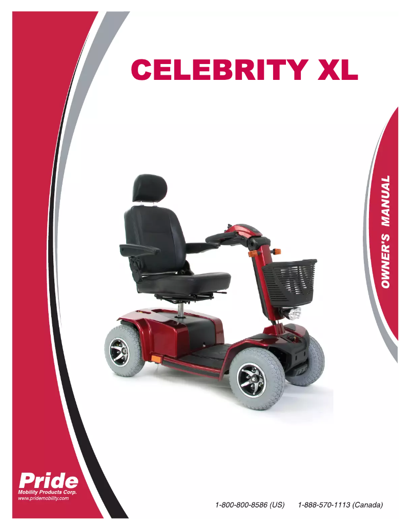 Image de la première page du manuel de l'appareil Celebrity XL