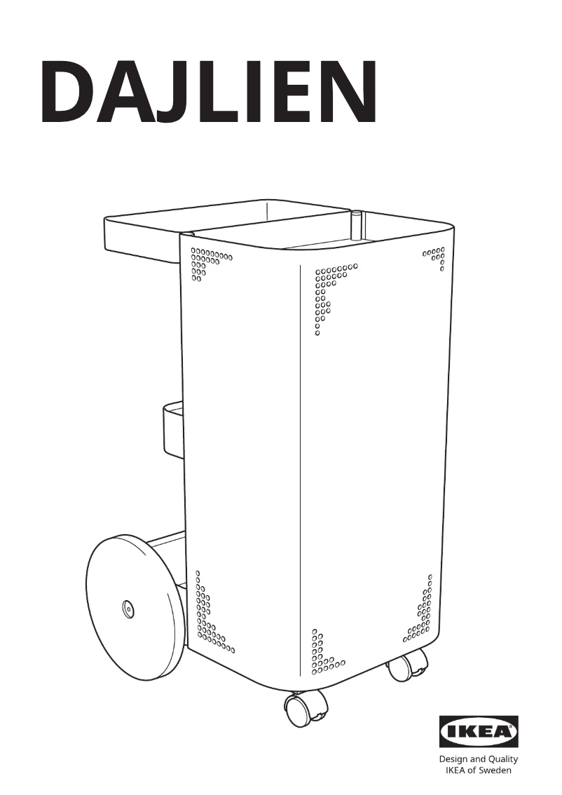 Page 1 de la notice Manuel utilisateur Ikea DAJLIEN 605.572.65