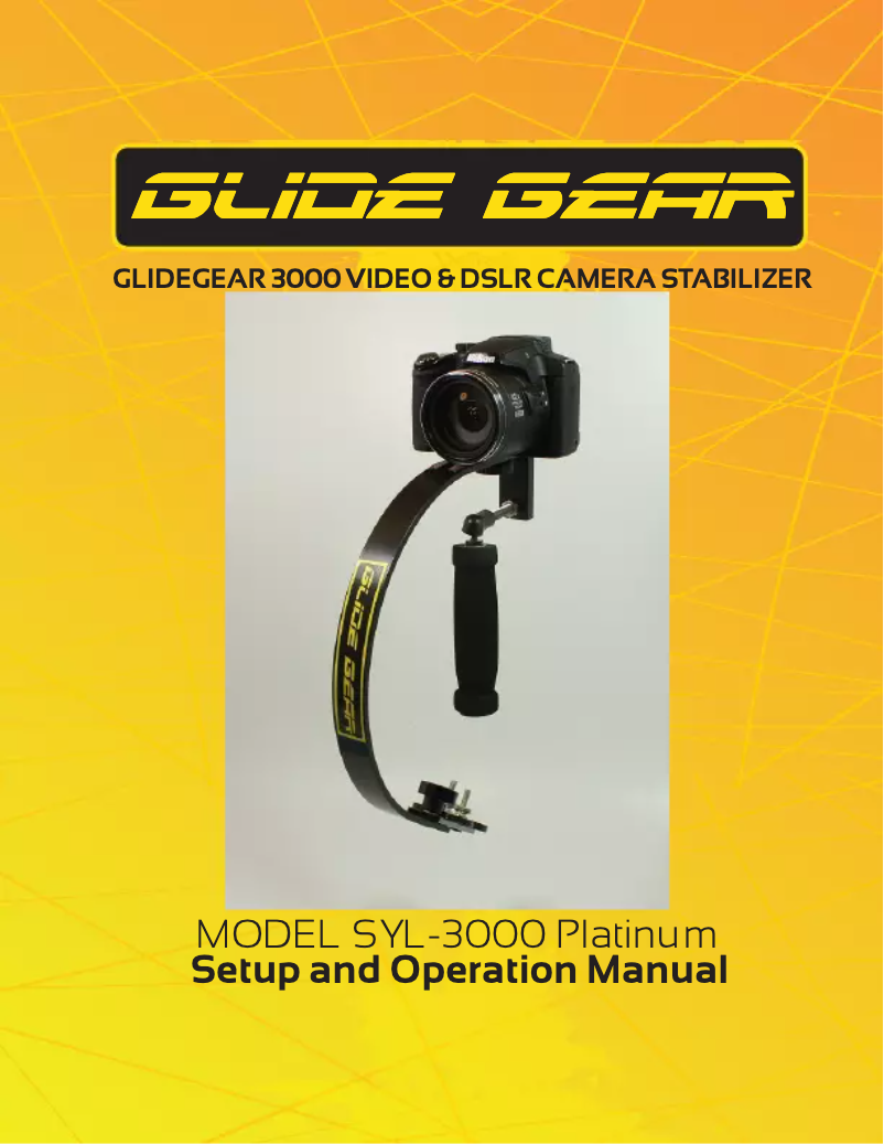 Page n°1 - Manuel utilisateur Glide Gear SYL-3000