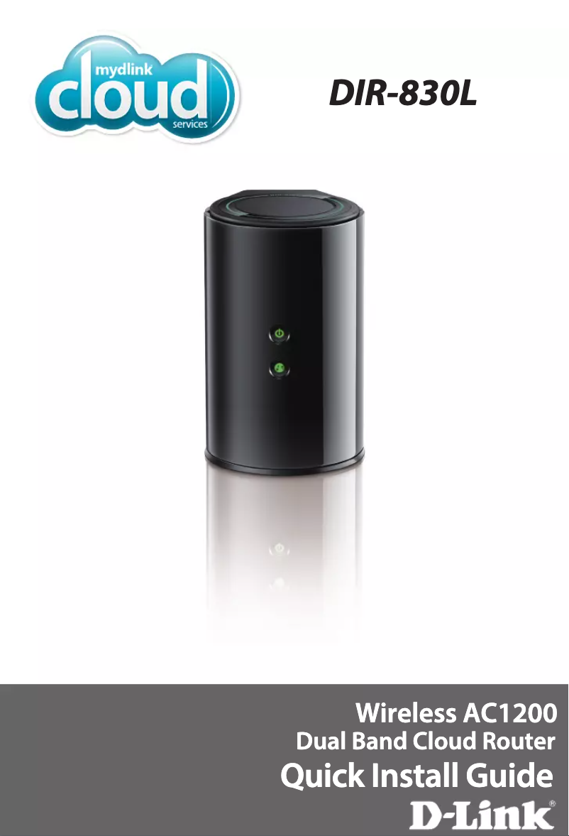 Page n°1 - Manuel utilisateur D-Link DIR-830L