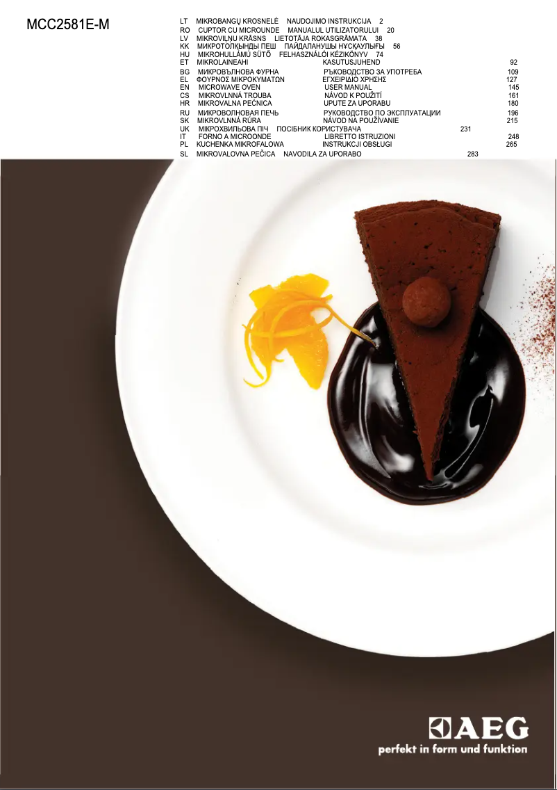 Imagen de la primera página del manual del dispositivo MCC2581EM